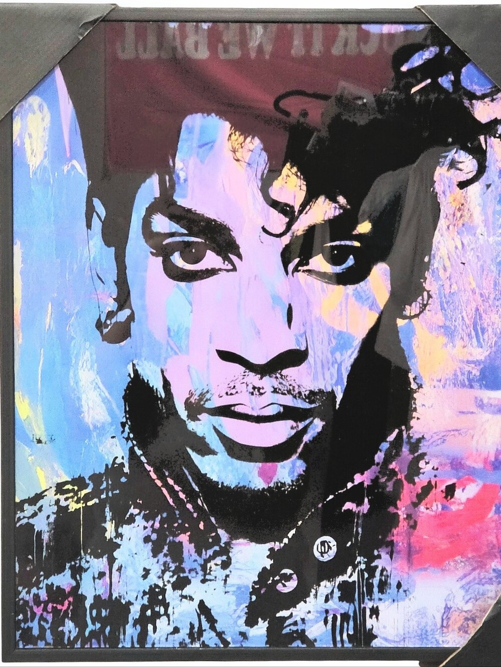 The Pop Art Factory Prince Print Vinyl Canvas Framed Wall Decor - Picture 2 of 7